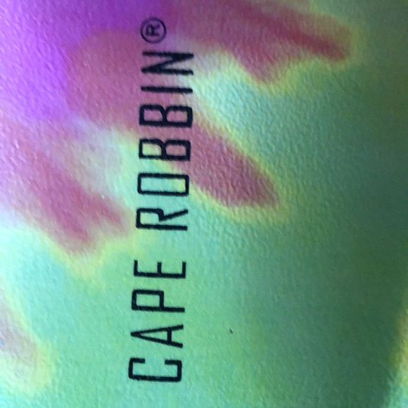 Cape Robbin tie dye pink yellow buckle slide sandal - Picture 7 of 8